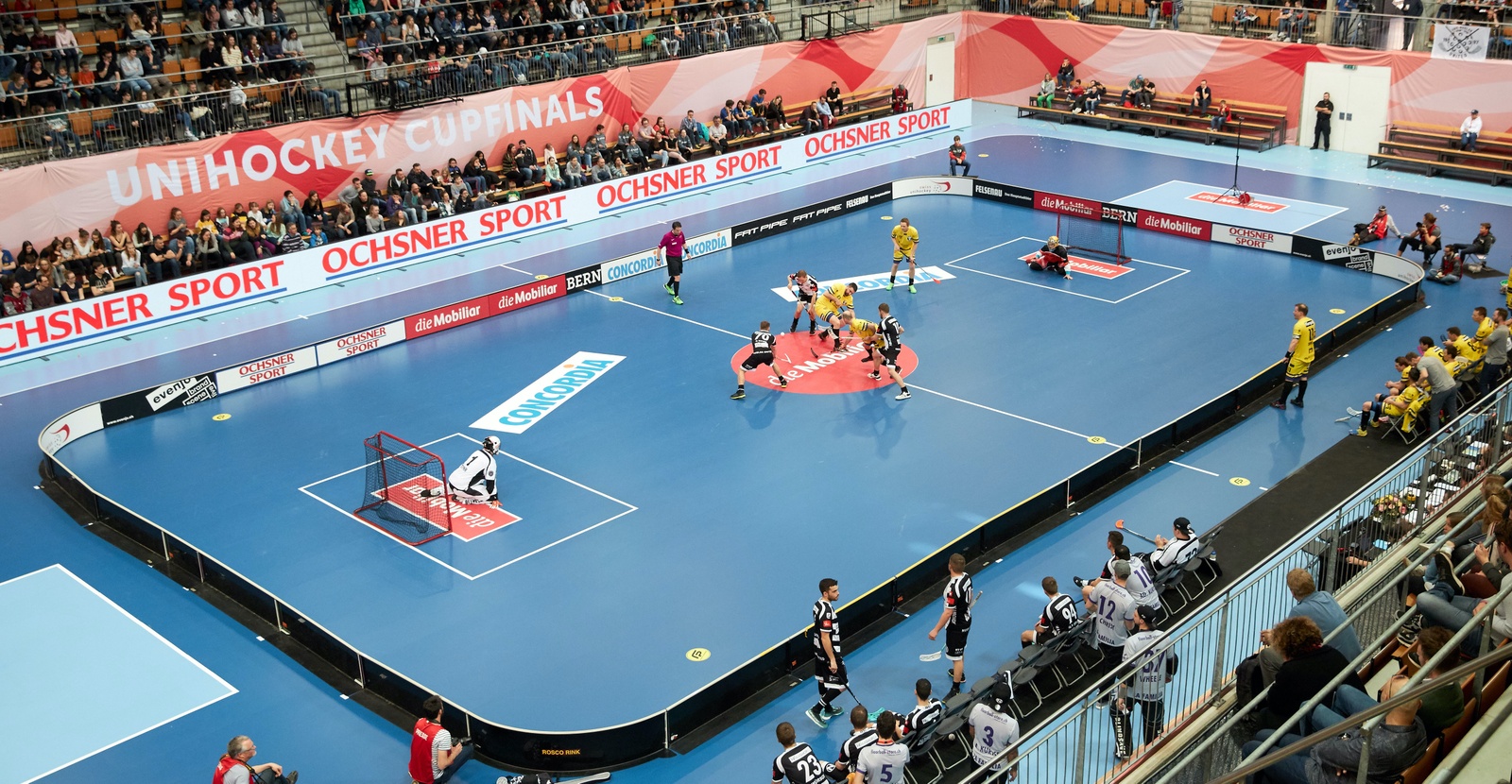 Unihockeykleinfeld Spiel